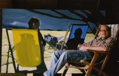 Selbst vor Liegestuhl