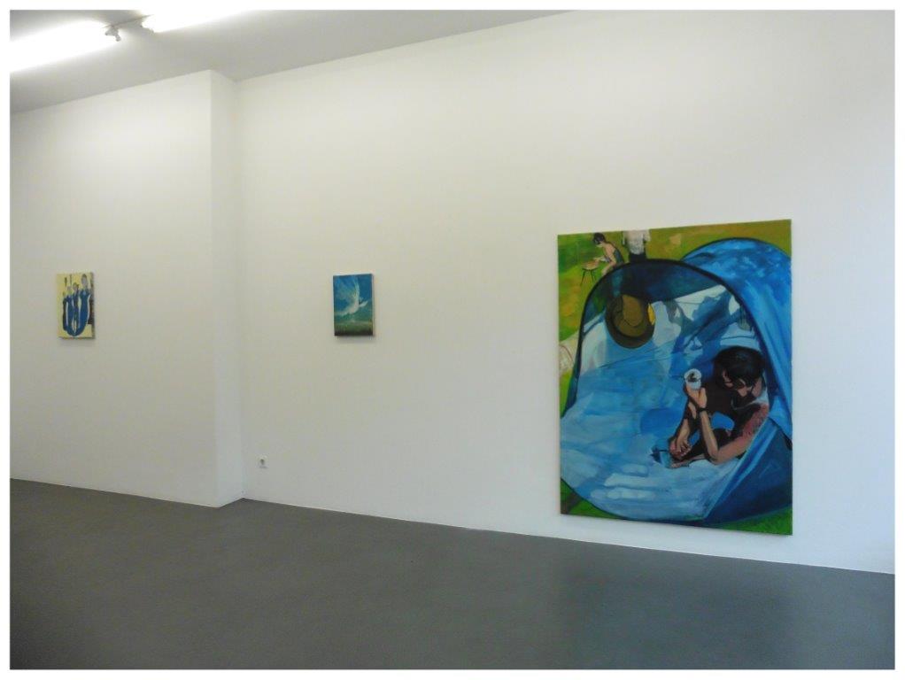 Ausstellungsansicht, Stranded, Galerie Ulf Larsson, Köln, 2018