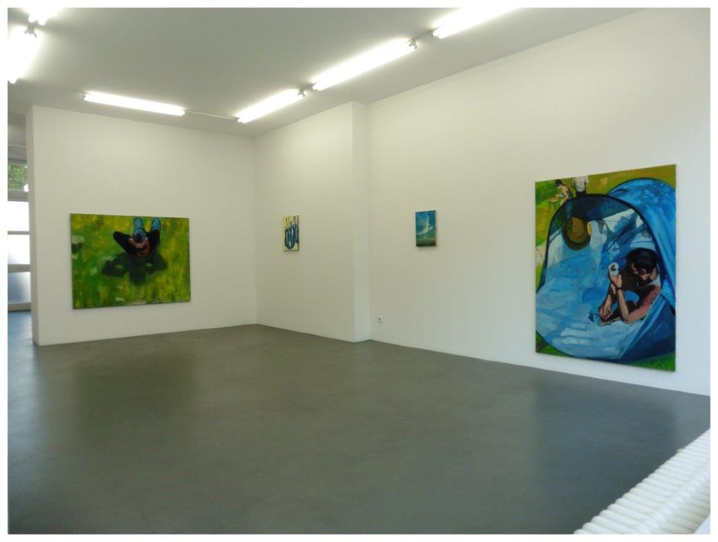 Ausstellungsansicht, Stranded, Galerie Ulf Larsson, Köln, 2018