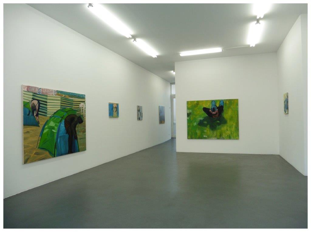 Ausstellungsansicht, Stranded, Galerie Ulf Larsson, Köln, 2018