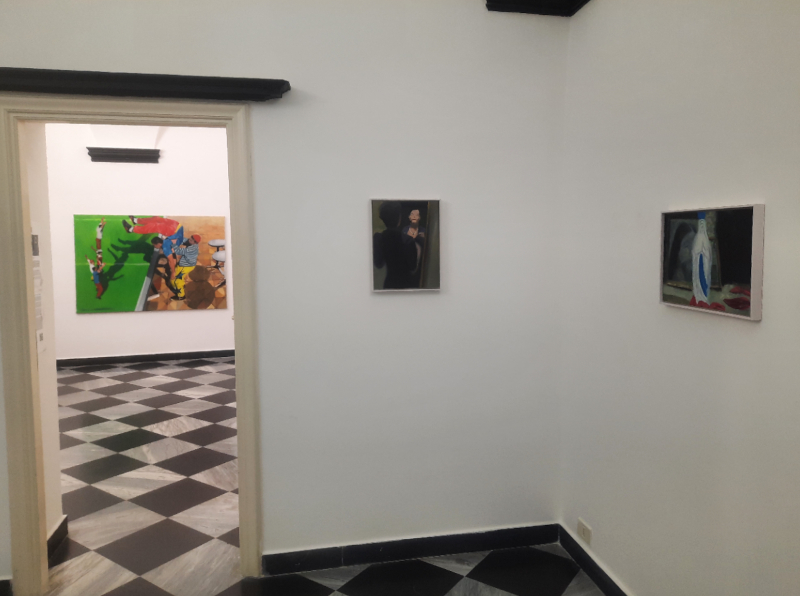 Ausstellungsansicht, 2023, Save something from time, Spazio Unomedia, Genua, Italien