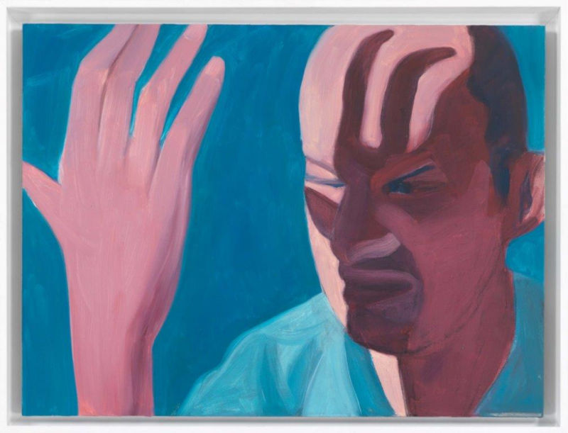 Devil inside, 2019, Öl auf Aluminium, 30 x 40 cm