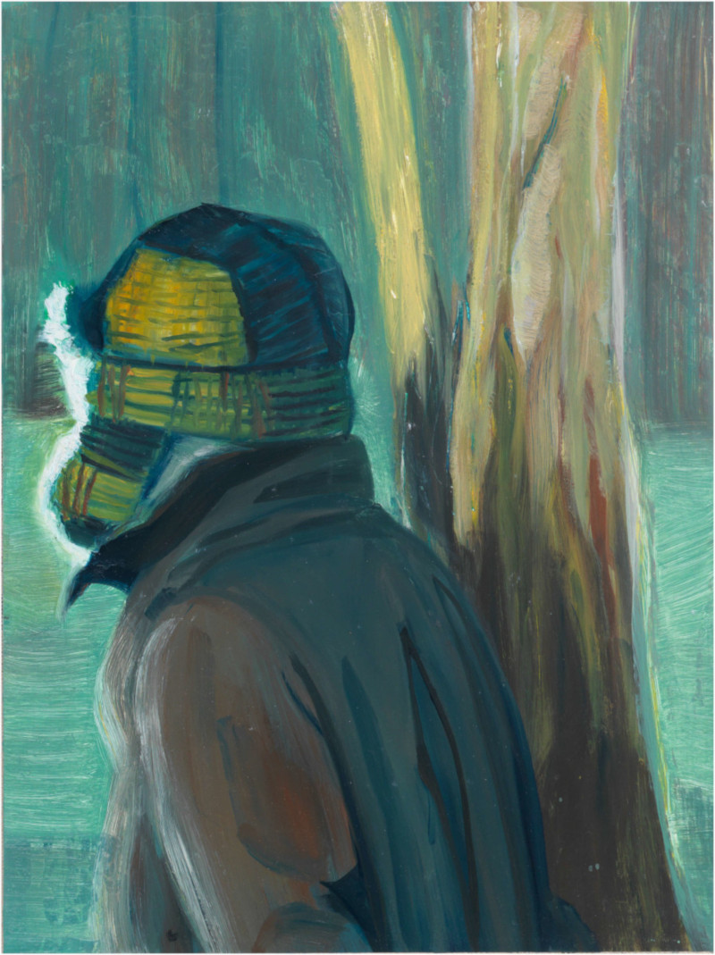 Paul, 2021, Öl auf Aluminium, 40 x 30 cm