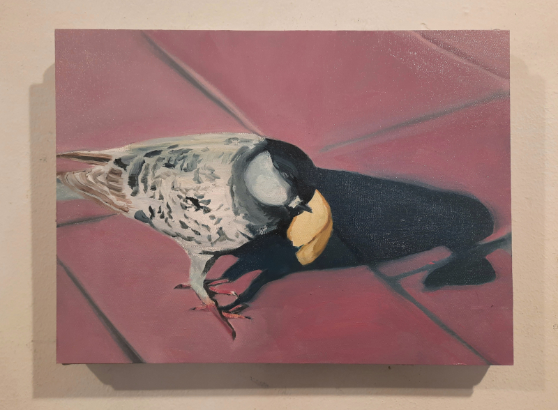 Lucca, 2022, Öl auf Malplatte, 30 x 40 cm