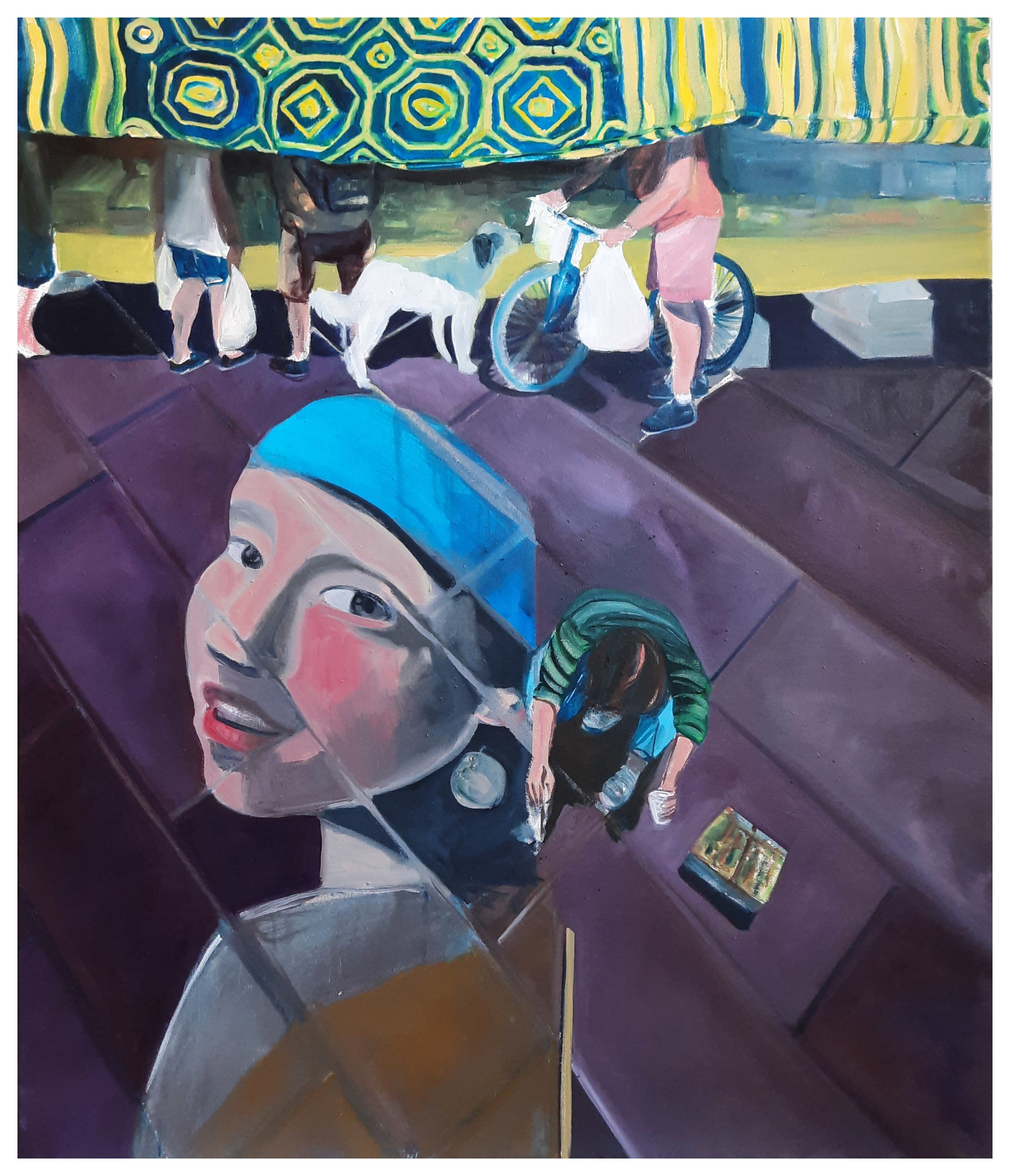 Florenz, 2022, Öl auf Nessel, 120 x 100 cm