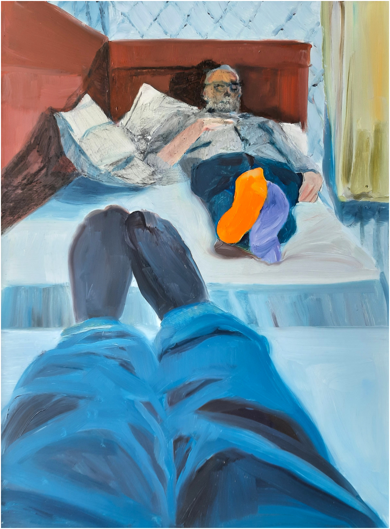 Venice, 2023, Öl auf Aluminium, 40 x 30 cm